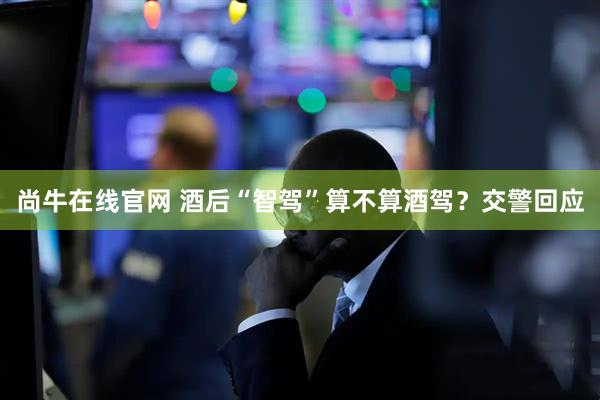 尚牛在线官网 酒后“智驾”算不算酒驾？交警回应