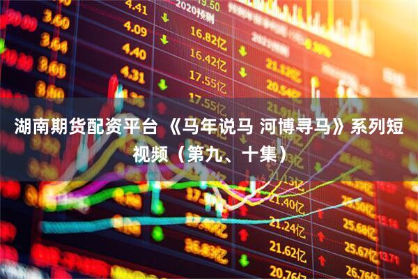 湖南期货配资平台 《马年说马 河博寻马》系列短视频（第九、十集）